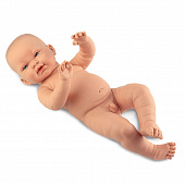 Пупс 45001 Llorens мальчик новорожденный без одежды, 45 cm