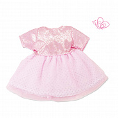 Нарядное розовое платье для куклы Gotz, 42-46 см