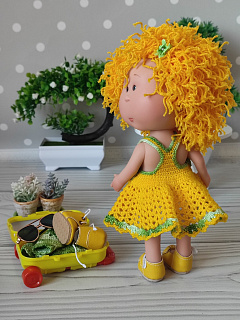 Костюм вязаный двойка для куклы little Mia Nines d'Onil 23 см Nines HM-PO-1044 #Tiptovara#