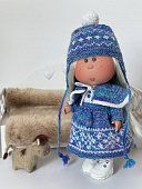 Теплый костюм для куклы little Miа Nines d'Onil 23 см