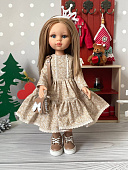 Нежное платье для кукол подружек Паола Рейна 32 см
