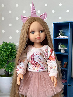 Юбка и свитшот для кукол Paola Reina, 32 см Paola Reina HM-RO-1102 #Tiptovara#