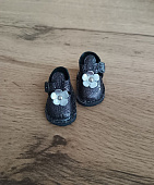 Черные кожаные туфли для куклы Paola Reina, 32 см