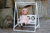Качеля для кукол Паола Рейна белая, 32 см