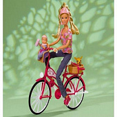 Кукла на велосипеде купить
