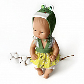 Лягушонок - комплект одежды для пупса 32 см N11 (Arias, Minikane, Llorens, Paola Reina)