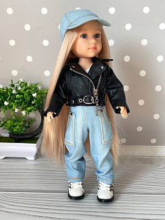 Кожаная куртка для куклы Paola Reina 32 см Paola Reina HM-BV-1008 #Tiptovara#