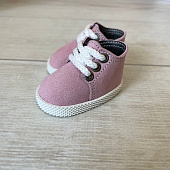 Замшевые кеды для кукол Gotz Little Kidz 36 см, Marina&Pau 40 см (пудра)