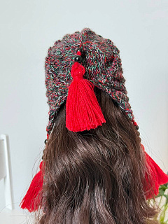 Комплект (свитер и шапка) амарантового цвета Handmade для кукол Paola Reina, 32 см Paola Reina HM-KI-1090 #Tiptovara#